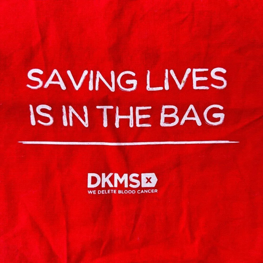 Saving Lives Is In The Bag Red Canvas Tote Bag